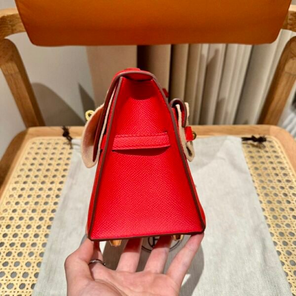 UAE Hermes Kelly Desordre 20CM Price S3 Rouge coeur Epsom Gold Hardware