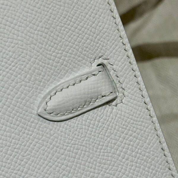 DDMode Hermes UAE Kelly Desordre 20CM Bag Epsom 01 White Silver Hardware