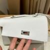 DDMode Hermes UAE Kelly Desordre 20CM Bag Epsom 01 White Silver Hardware