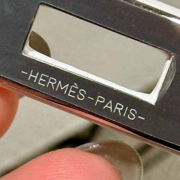 DDMode Hermes UAE Kelly Desordre 20CM Bag Epsom 01 White Silver Hardware