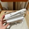DDMode Hermes UAE Kelly Desordre 20CM Bag Epsom 01 White Silver Hardware