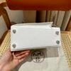 DDMode Hermes UAE Kelly Desordre 20CM Bag Epsom 01 White Silver Hardware
