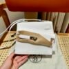 DDMode Hermes UAE Kelly Desordre 20CM Bag Epsom 01 White Silver Hardware