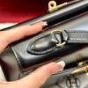 Hermes Kelly Desordre 20CM Black Bag Box Leather Gold Hardware