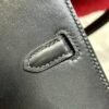 Hermes Kelly Desordre 20CM Black Bag Box Leather Gold Hardware