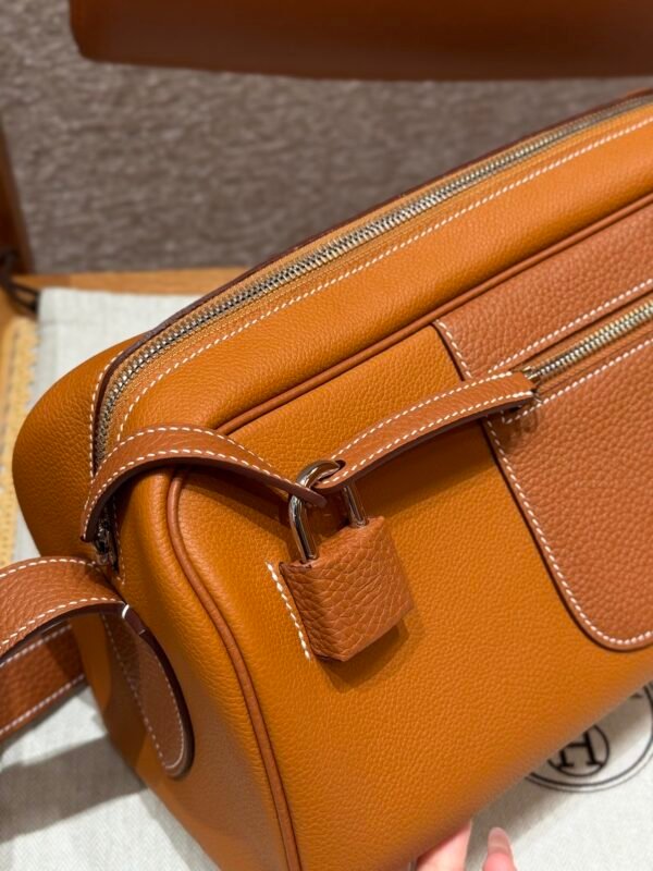 Hermes Nouveau On Body CK37 Gold Evercolor Leather Gold Hardware