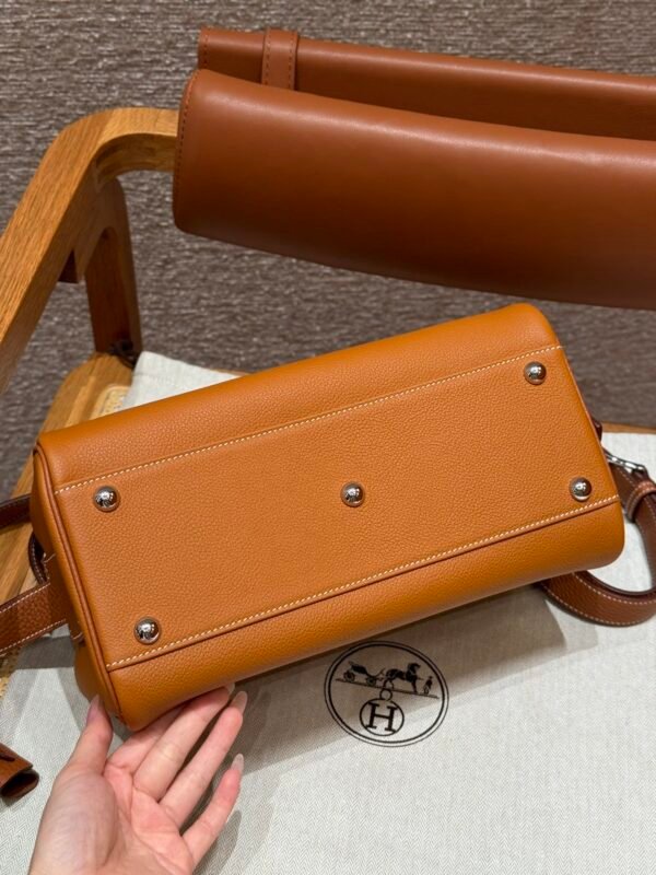 Hermes Nouveau On Body CK37 Gold Evercolor Leather Gold Hardware