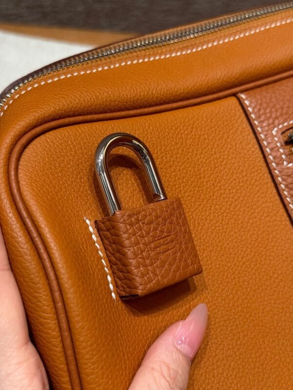 Hermes Nouveau On Body CK37 Gold Evercolor Leather Gold Hardware