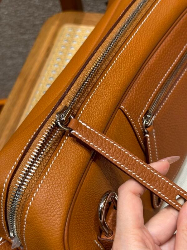 Hermes Nouveau On Body CK37 Gold Evercolor Leather Gold Hardware