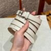 DDMode Taobao Hermes Kelly Moove CK10 Craie Swift Leather Silver Hardware