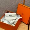 DDMode Taobao Hermes Kelly Moove CK10 Craie Swift Leather Silver Hardware