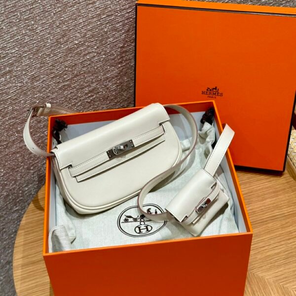 DDMode Taobao Hermes Kelly Moove CK10 Craie Swift Leather Silver Hardware