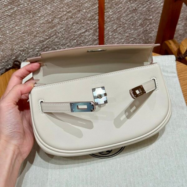 DDMode Taobao Hermes Kelly Moove CK10 Craie Swift Leather Silver Hardware