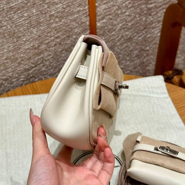 DDMode Taobao Hermes Kelly Moove CK10 Craie Swift Leather Silver Hardware
