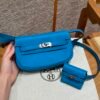 DDMode Yupoo Hermes Kelly Moove 0F Blue Frida Swift Leather Silver Hardware