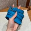 DDMode Yupoo Hermes Kelly Moove 0F Blue Frida Swift Leather Silver Hardware
