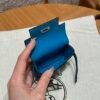 DDMode Yupoo Hermes Kelly Moove 0F Blue Frida Swift Leather Silver Hardware