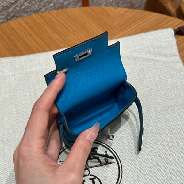 DDMode Yupoo Hermes Kelly Moove 0F Blue Frida Swift Leather Silver Hardware