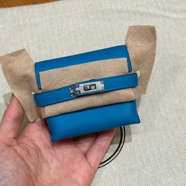 DDMode Yupoo Hermes Kelly Moove 0F Blue Frida Swift Leather Silver Hardware