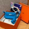 DDMode Yupoo Hermes Kelly Moove 0F Blue Frida Swift Leather Silver Hardware
