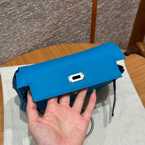 DDMode Yupoo Hermes Kelly Moove 0F Blue Frida Swift Leather Silver Hardware