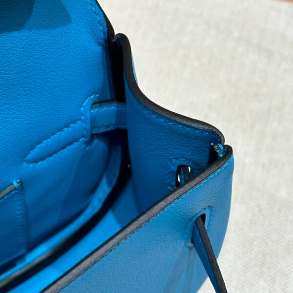 DDMode Yupoo Hermes Kelly Moove 0F Blue Frida Swift Leather Silver Hardware