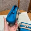 DDMode Yupoo Hermes Kelly Moove 0F Blue Frida Swift Leather Silver Hardware
