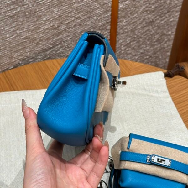 DDMode Yupoo Hermes Kelly Moove 0F Blue Frida Swift Leather Silver Hardware
