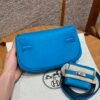 DDMode Yupoo Hermes Kelly Moove 0F Blue Frida Swift Leather Silver Hardware