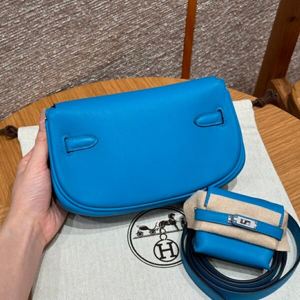 DDMode Yupoo Hermes Kelly Moove 0F Blue Frida Swift Leather Silver Hardware