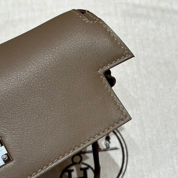 DDMode WeChat Hermes Kelly Moove CK18 Etoupe Swift Leather Silver Hardware