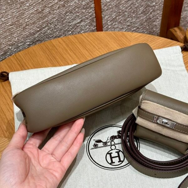 DDMode WeChat Hermes Kelly Moove CK18 Etoupe Swift Leather Silver Hardware