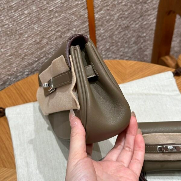 DDMode WeChat Hermes Kelly Moove CK18 Etoupe Swift Leather Silver Hardware