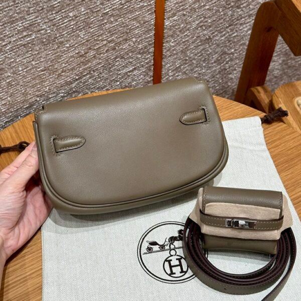 DDMode WeChat Hermes Kelly Moove CK18 Etoupe Swift Leather Silver Hardware