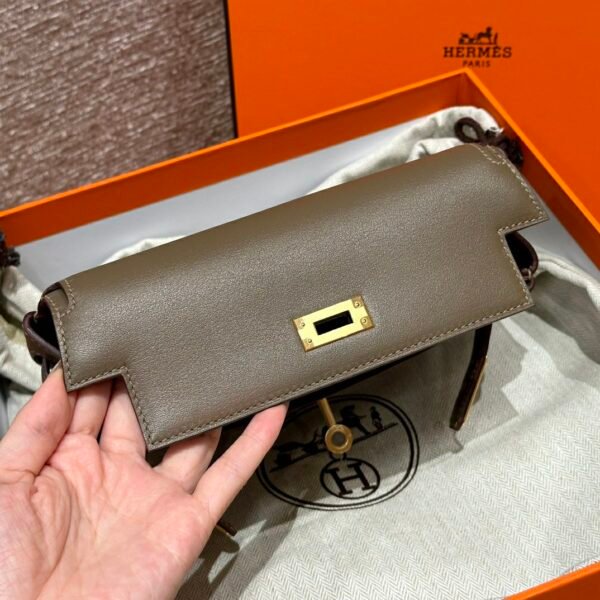 DDMode Bag Hermes Kelly Moove CK18 Etoupe Swift Leather Gold Hardware