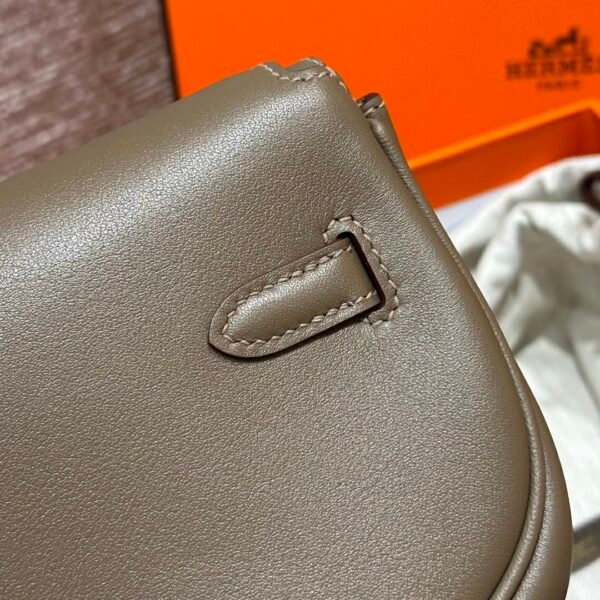 DDMode Bag Hermes Kelly Moove CK18 Etoupe Swift Leather Gold Hardware
