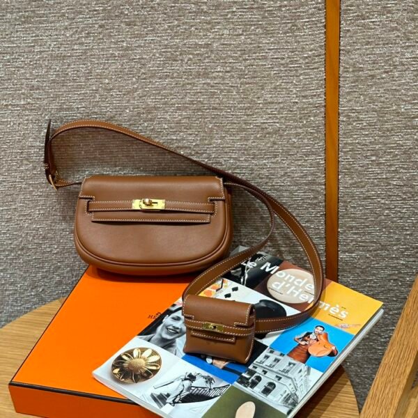 DDMode Factory Hermes Kelly Moove CK37 Gold Swift Leather Gold Hardware