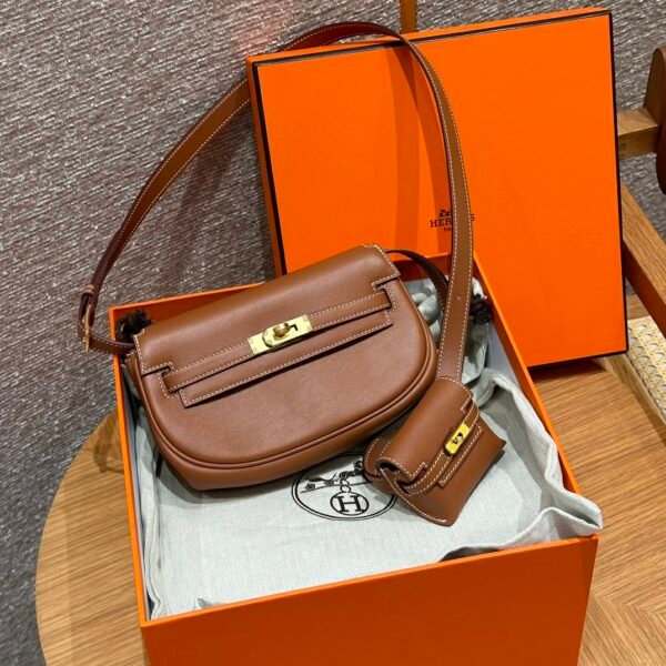 DDMode Factory Hermes Kelly Moove CK37 Gold Swift Leather Gold Hardware