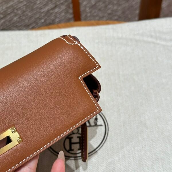 DDMode Factory Hermes Kelly Moove CK37 Gold Swift Leather Gold Hardware