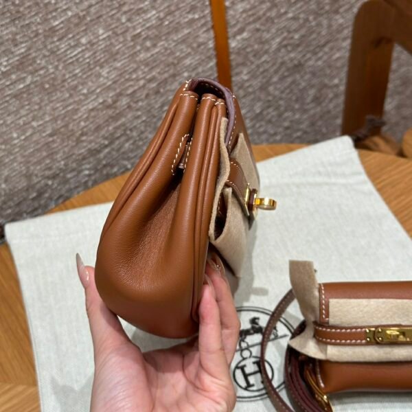 DDMode Factory Hermes Kelly Moove CK37 Gold Swift Leather Gold Hardware
