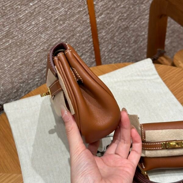 DDMode Factory Hermes Kelly Moove CK37 Gold Swift Leather Gold Hardware