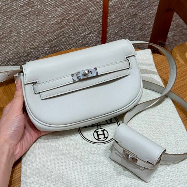 DDMode Whatsapp Hermes Kelly Moove 8L Beton Swift Leather Silver Hardware