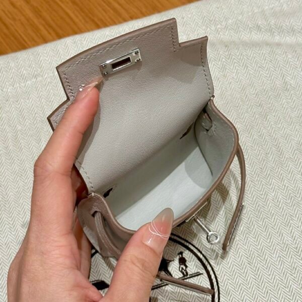 DDMode Whatsapp Hermes Kelly Moove 8L Beton Swift Leather Silver Hardware