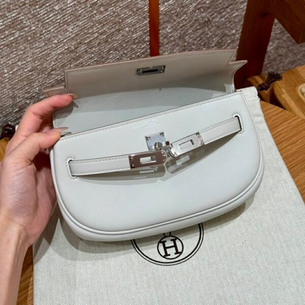 DDMode Whatsapp Hermes Kelly Moove 8L Beton Swift Leather Silver Hardware