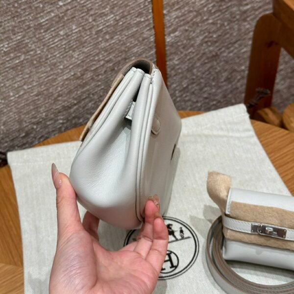 DDMode Whatsapp Hermes Kelly Moove 8L Beton Swift Leather Silver Hardware