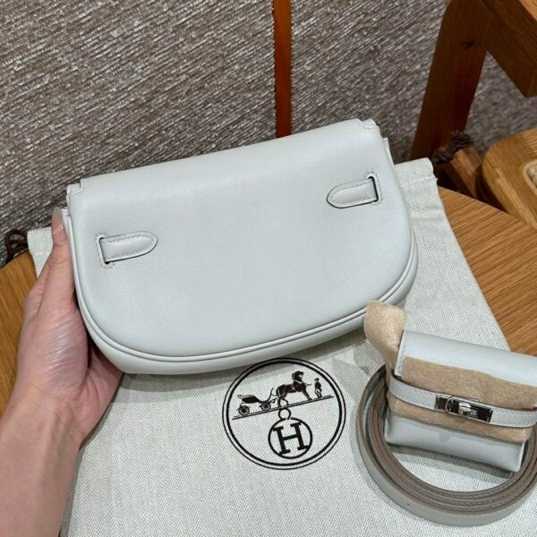 DDMode Whatsapp Hermes Kelly Moove 8L Beton Swift Leather Silver Hardware
