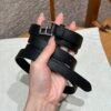 DDMode vs Steven Hermes Kelly Moove CK89 Noir Swift Leather Silver Hardware