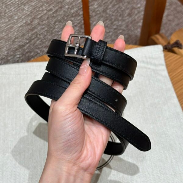 DDMode vs Steven Hermes Kelly Moove CK89 Noir Swift Leather Silver Hardware