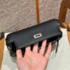 DDMode vs Steven Hermes Kelly Moove CK89 Noir Swift Leather Silver Hardware