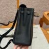 Hermes Kelly Ado CK89 Black Togo Leather Silver Hardware All Handmade